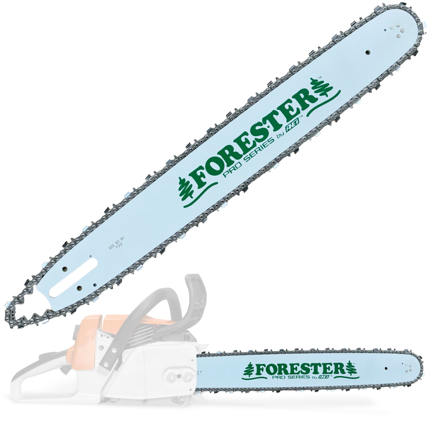 Forester Laminated Bars - K095 Mount for Small Mount Husqvarna Chainsaws