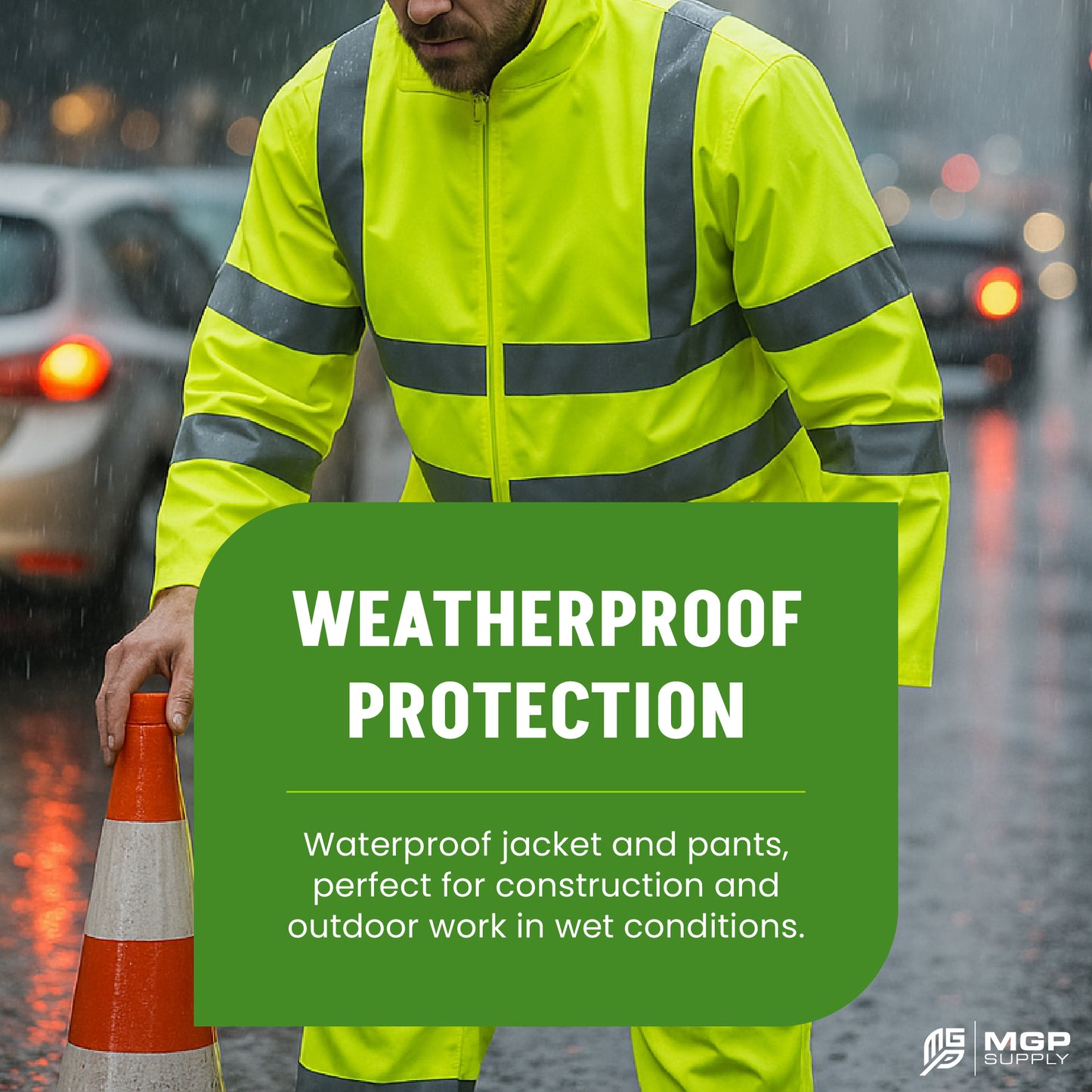 Class 3 Hi-Vis Rain Suit - MGP Supply