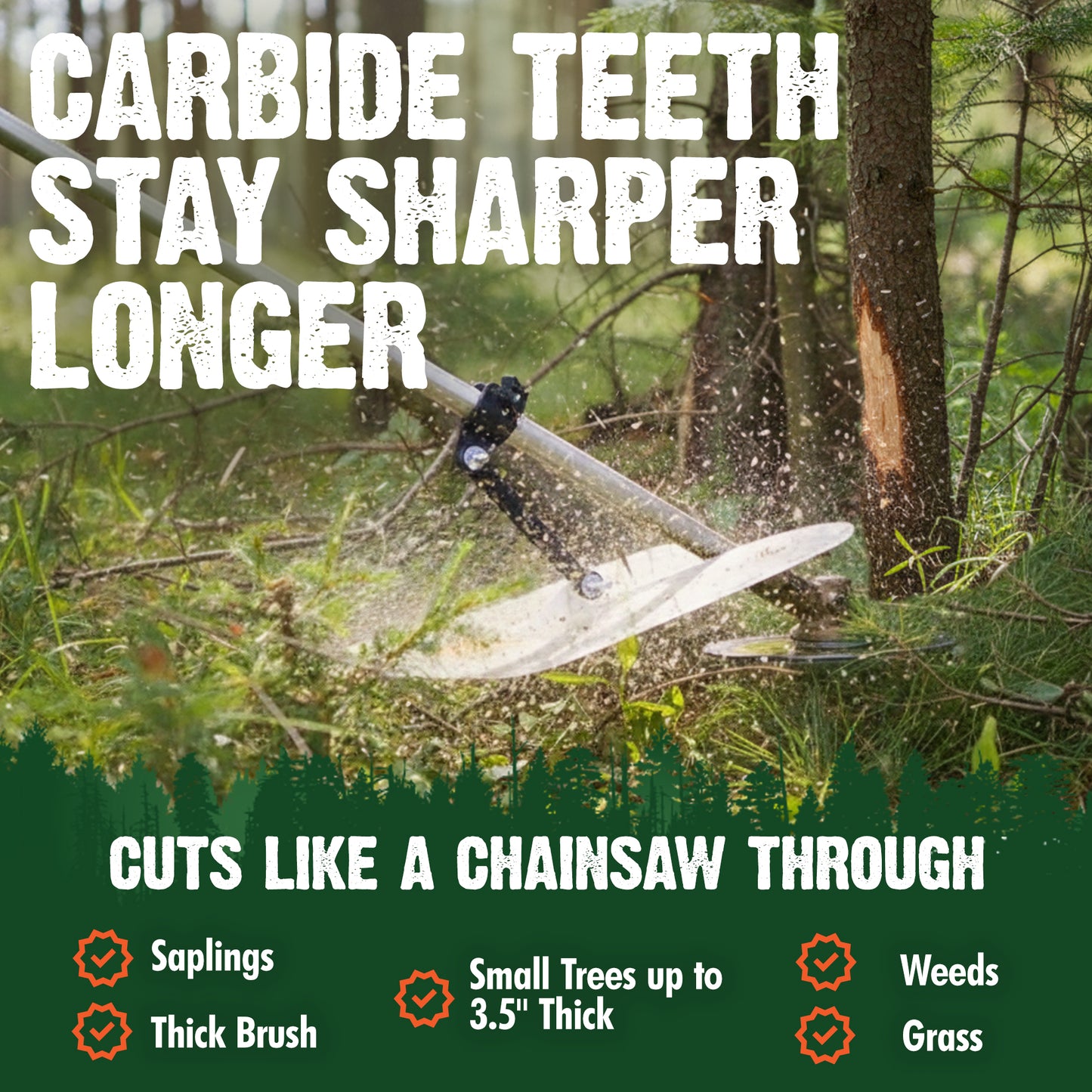 Forester 8" Carbide Brush Cutter Blade