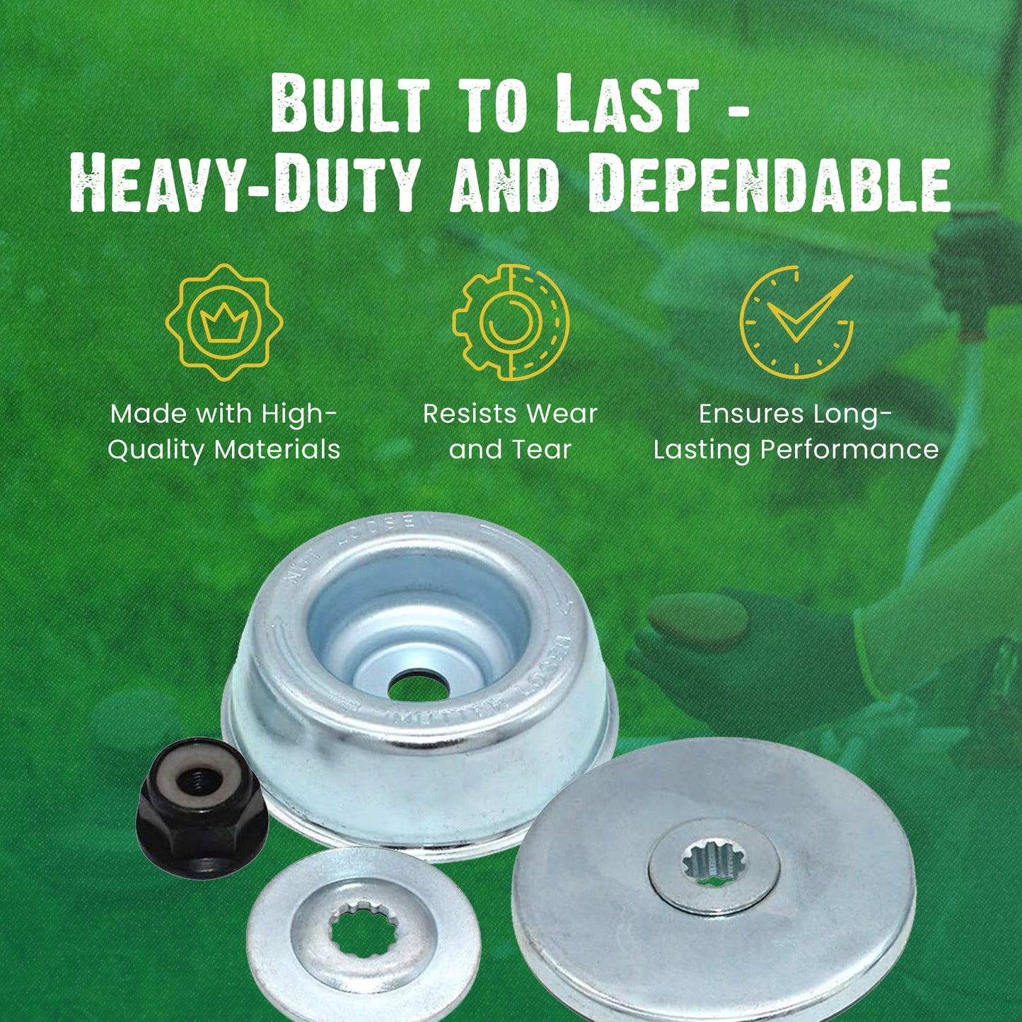 FORESTER Trimmer Head Conversion Kit Compatible with Most Stihl Straight Shaft Trimmers and Brush Cutters