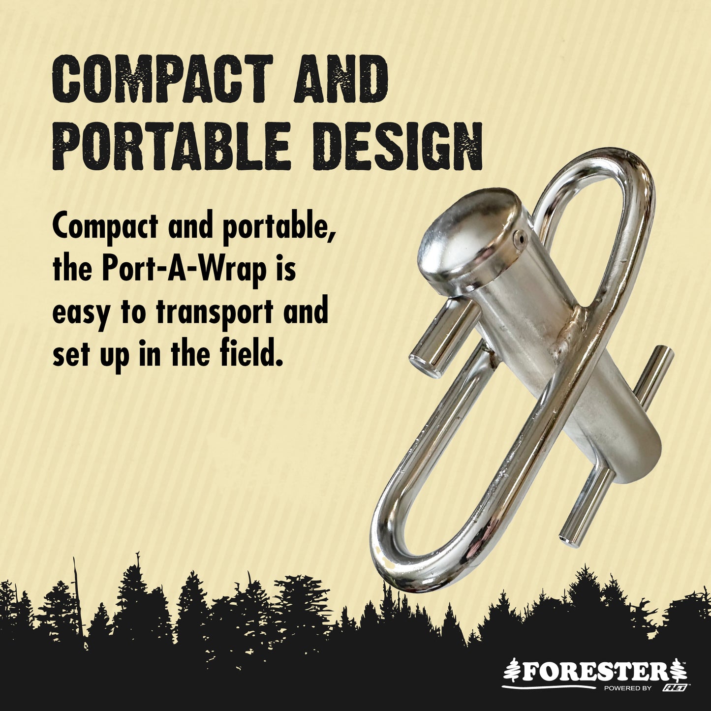 Large Stainless Steel Port-A-Wrap