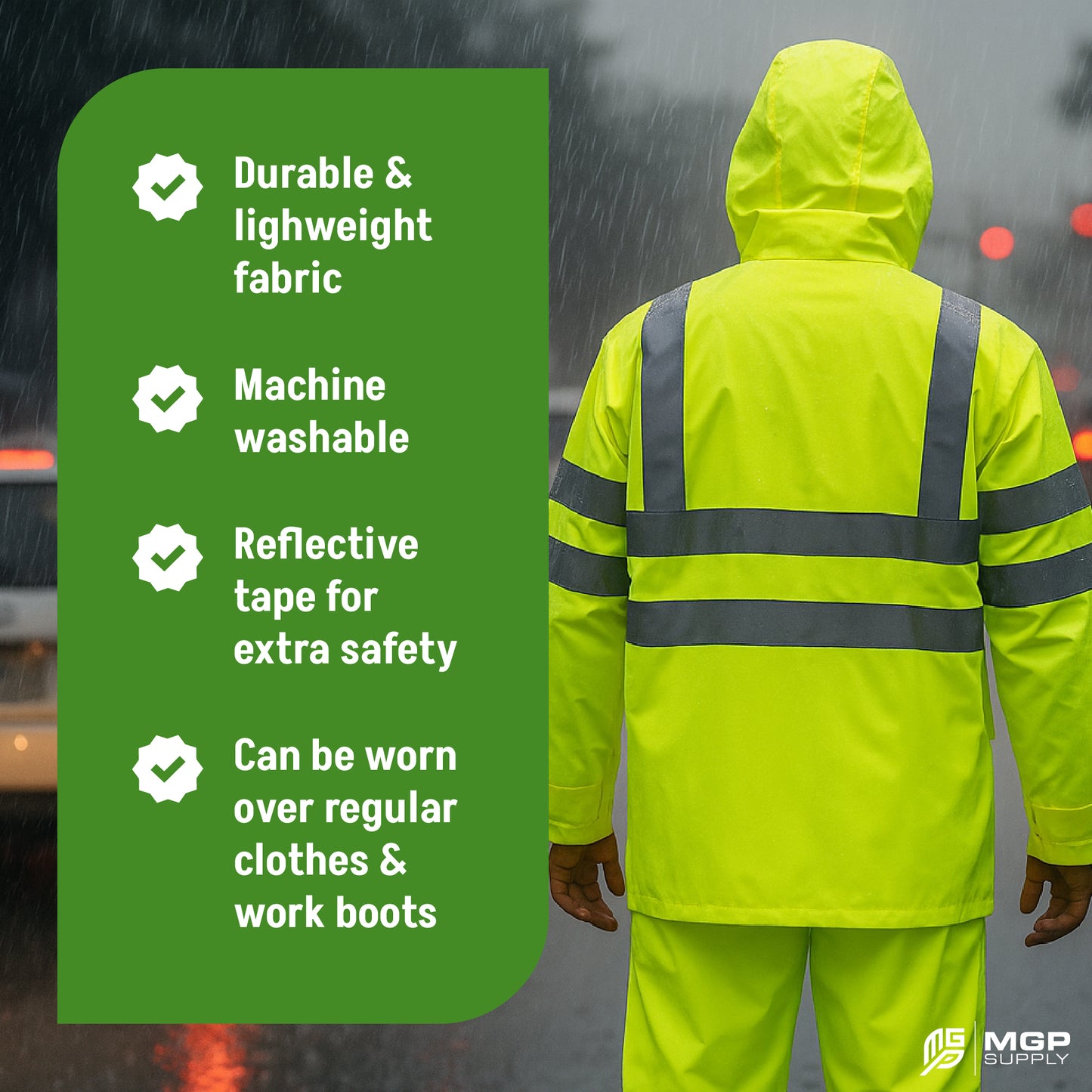 Class 3 Hi-Vis Rain Suit - MGP Supply