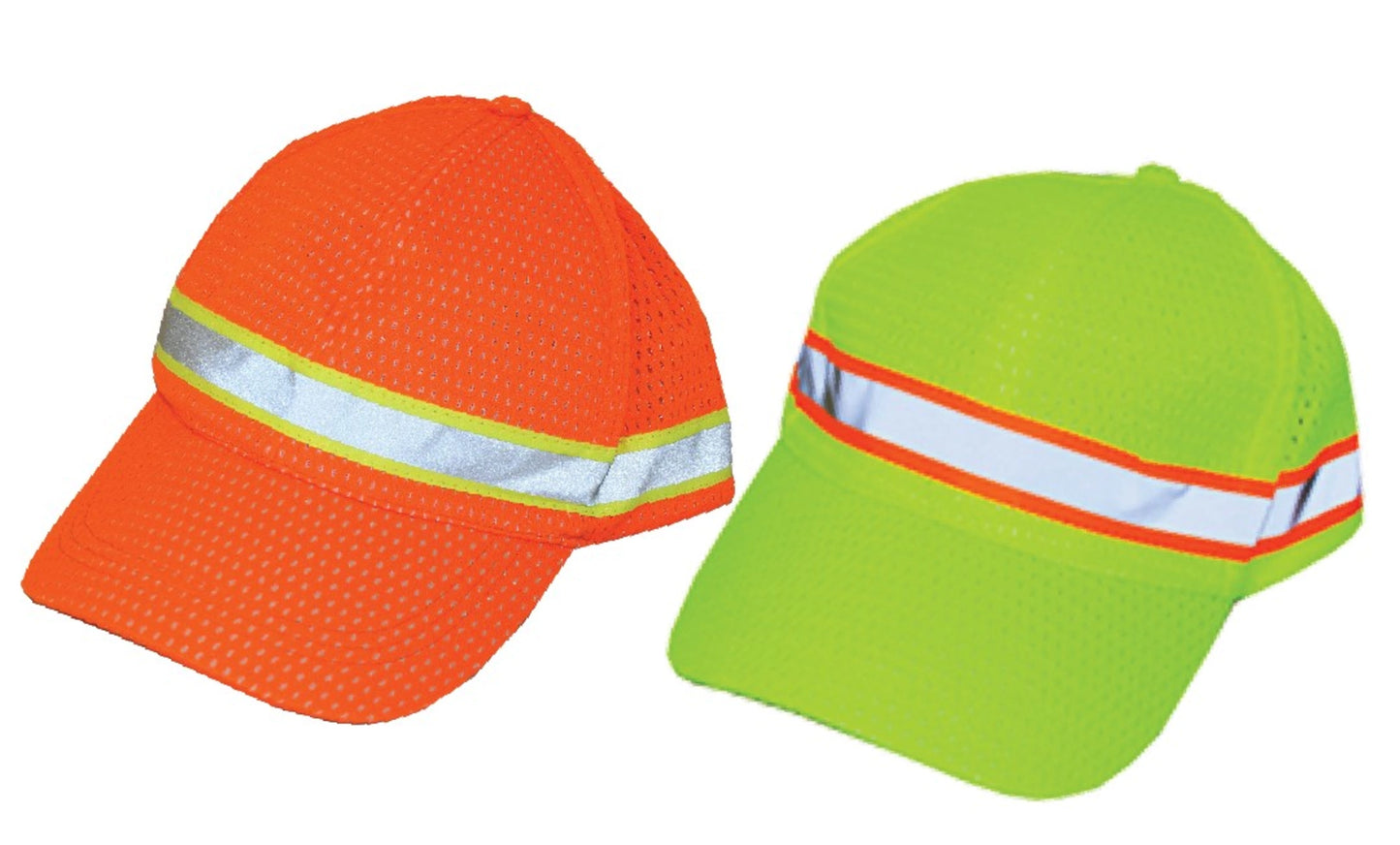 Hi Vis Mesh Ball Cap with Reflective Stripe