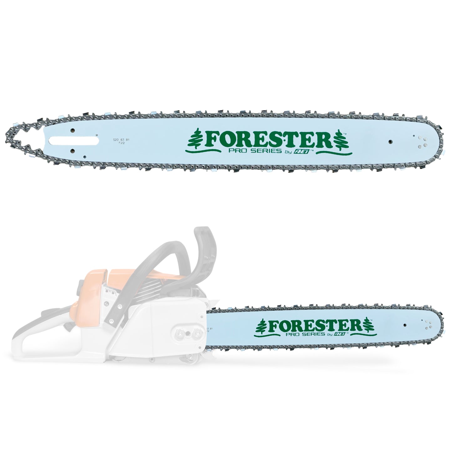 Forester Laminated Bars - K095 Mount for Small Mount Husqvarna Chainsaws
