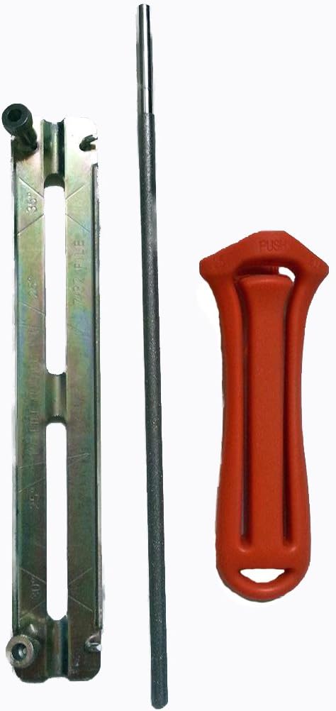 Diamond Chainsaw File, Handle & Guide