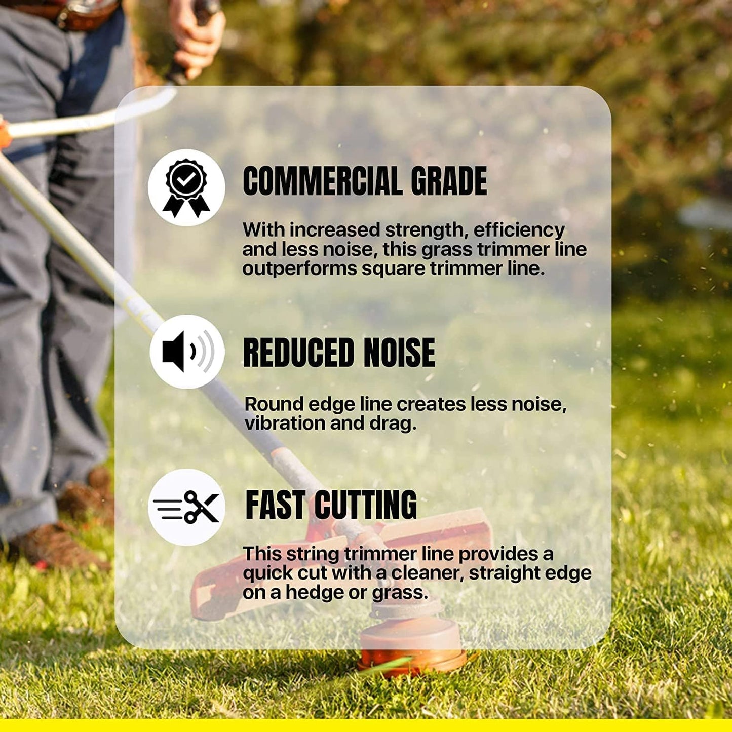 Forester Grass Thrasher - Round Cut Trimmer Line