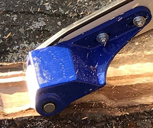 Original Log Wizard Debarker Tool - Replacable Blades, Unique Drum Design, Easiest Blade Transfer, Accepts Most Chainsaws, Universal Spline/ Sprocket System - Loggers Tool