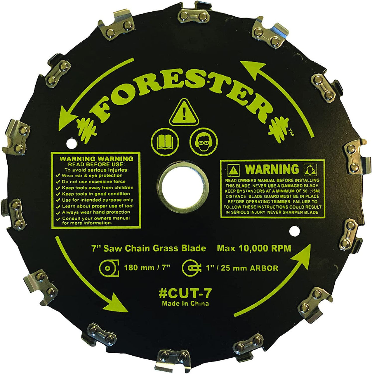 Forester Chainsaw Tooth Brush Cutter Blade