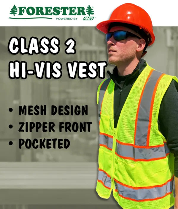 Mesh Vest with Zipper Front - Class 2