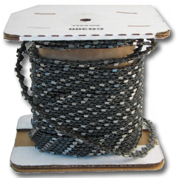 3/8 Pitch .050 Gauge Full Chisel Chainsaw Chain 100'
