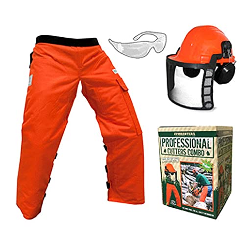 Forester OEM Arborist Forestry Professional Cutter's Combo Kit Chaps Helmet (...