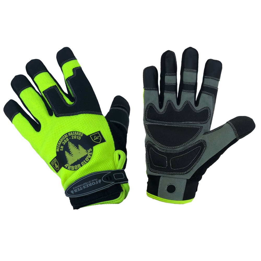 Forester Hi‑Vis Arborist Rope/Climbing Glove (Small)