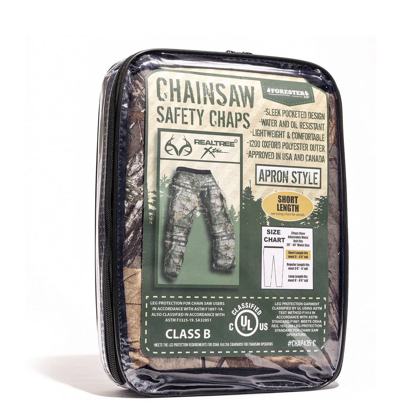 FORESTER Chainsaw Chaps - Forestry Chainsaw Safety Gear Heavy Duty Apron Styl...