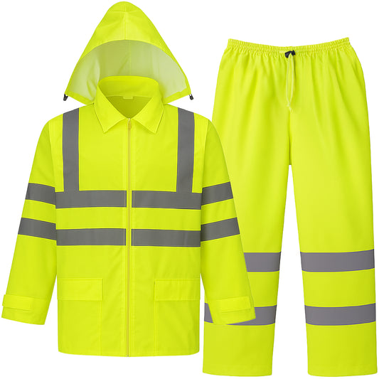 Class 3 Hi-Vis Rain Suit - MGP Supply