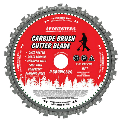 Forester 8" Carbide Brush Cutter Blade