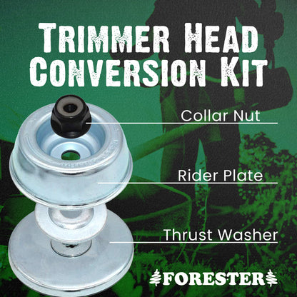 FORESTER Trimmer Head Conversion Kit Compatible with Most Stihl Straight Shaft Trimmers and Brush Cutters
