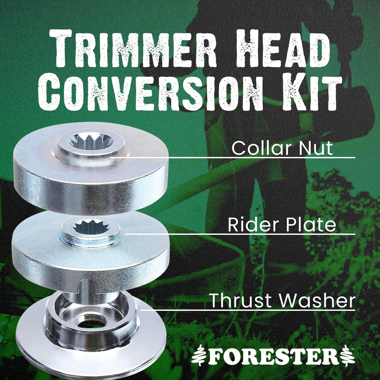 Brush Cutter Trimmer Head Conversion Kit Compatible with many Echo Models