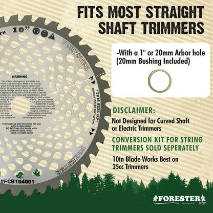 Forester Lightweight Carbide Tip Brush and Grass Blade