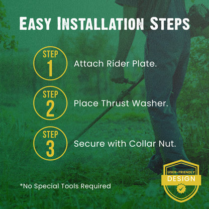 FORESTER Trimmer Head Conversion Kit Compatible with Most Stihl Straight Shaft Trimmers and Brush Cutters