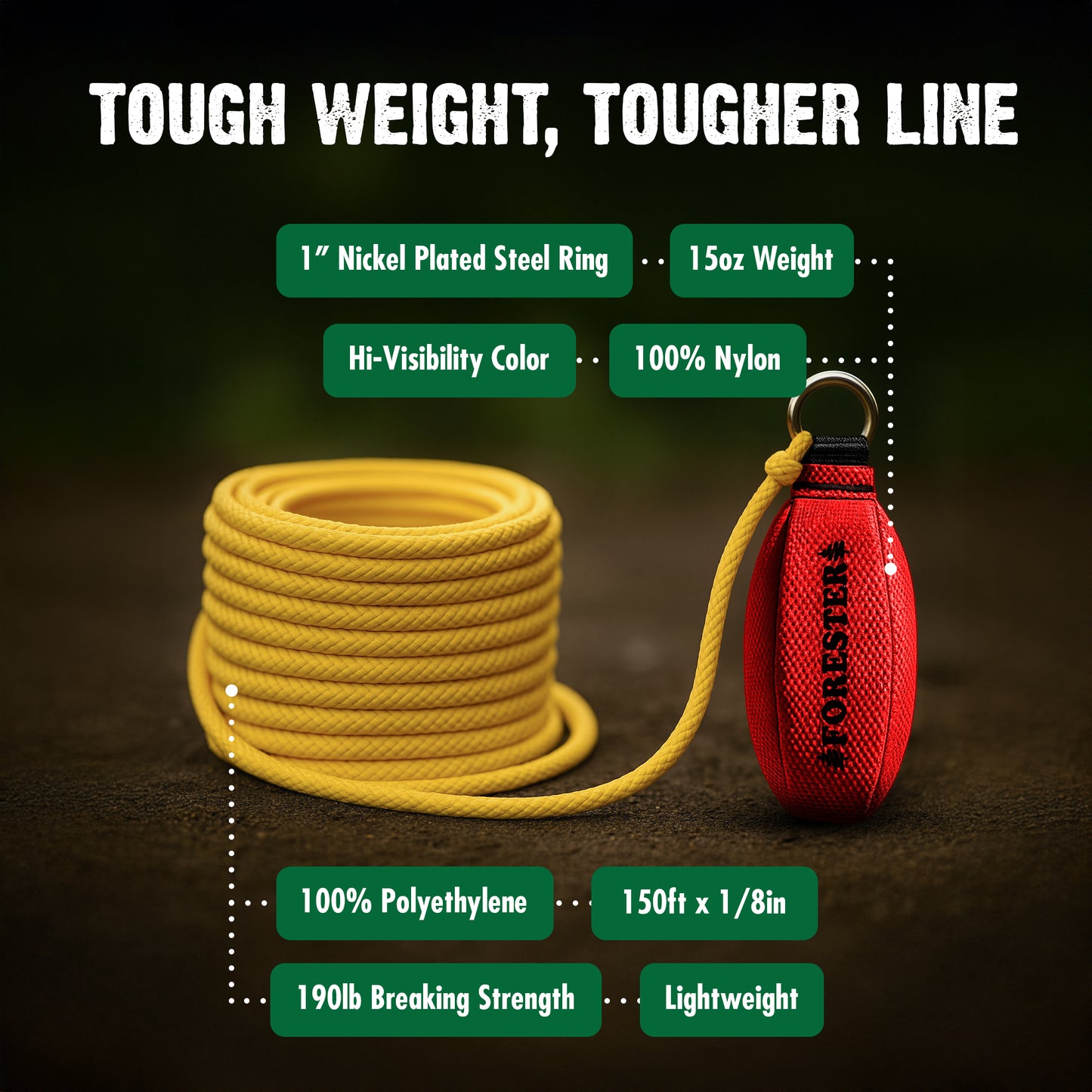 Forester Professional Arborist Throw Line Kit