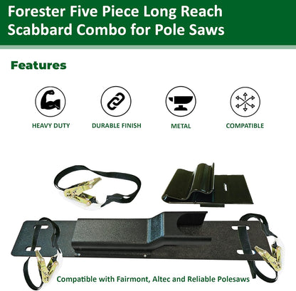 Long Reach Pole Saw Scabbard - Boom Mount Power Pole Saw Holder