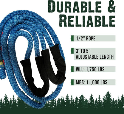 FORESTER Whoopie Sling 1/2" X 3'-5' | Arborist Equipment Climbing Sling