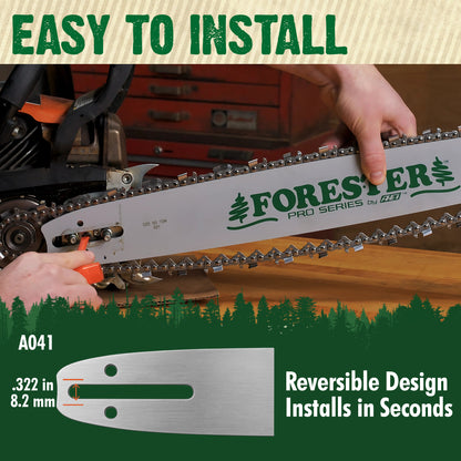 Forester Laminated Bars - A041 Mount for Poulan, Echo or Craftsman Chainsaws