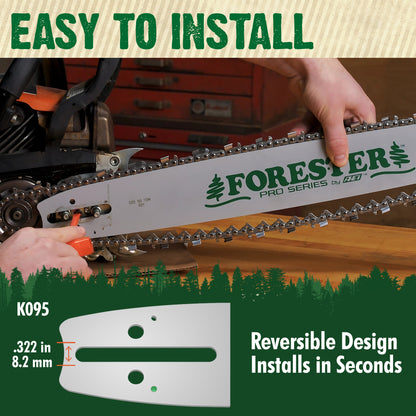 Forester Laminated Bars - K095 Mount for Small Mount Husqvarna Chainsaws