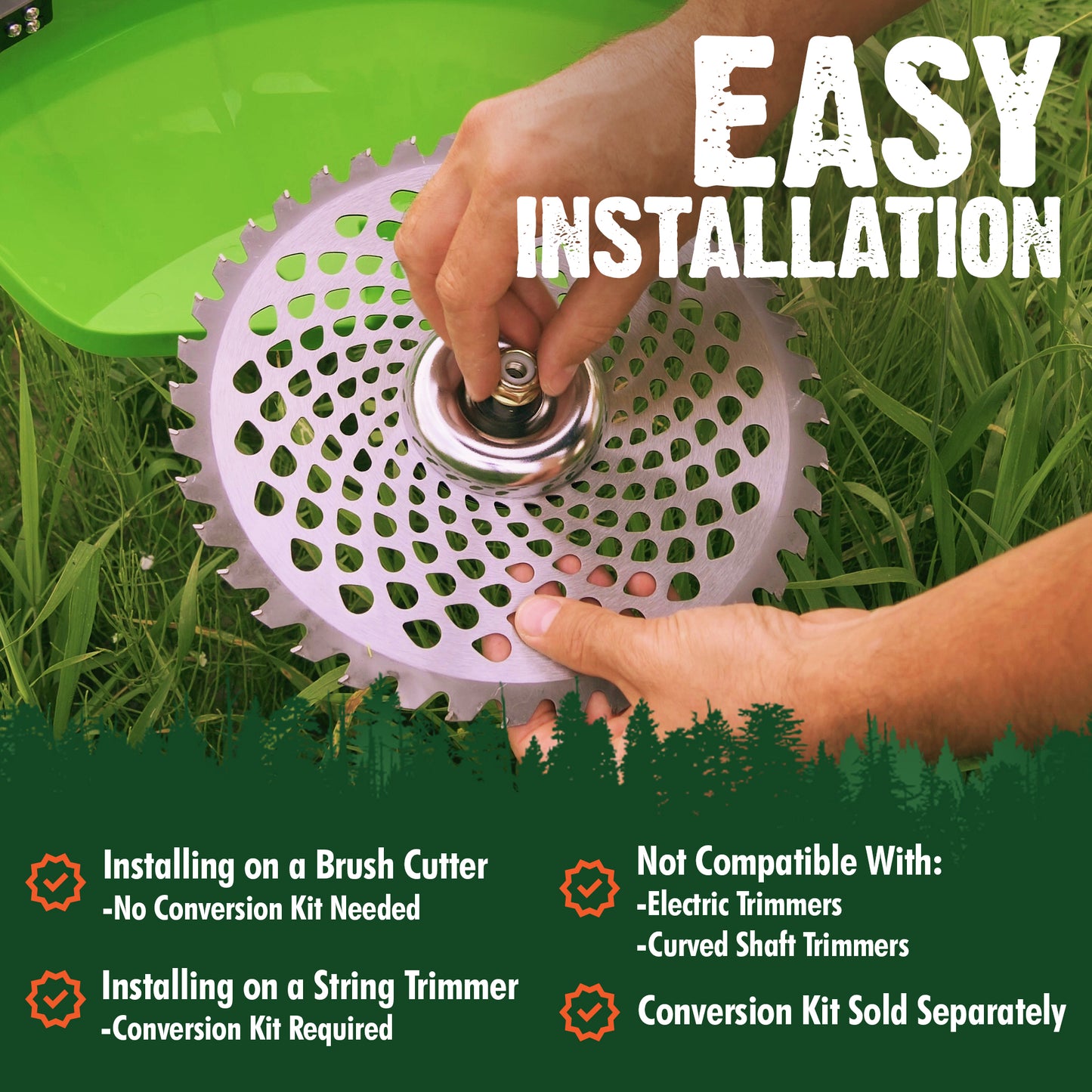 Forester Lightweight Carbide Tip Brush and Grass Blade