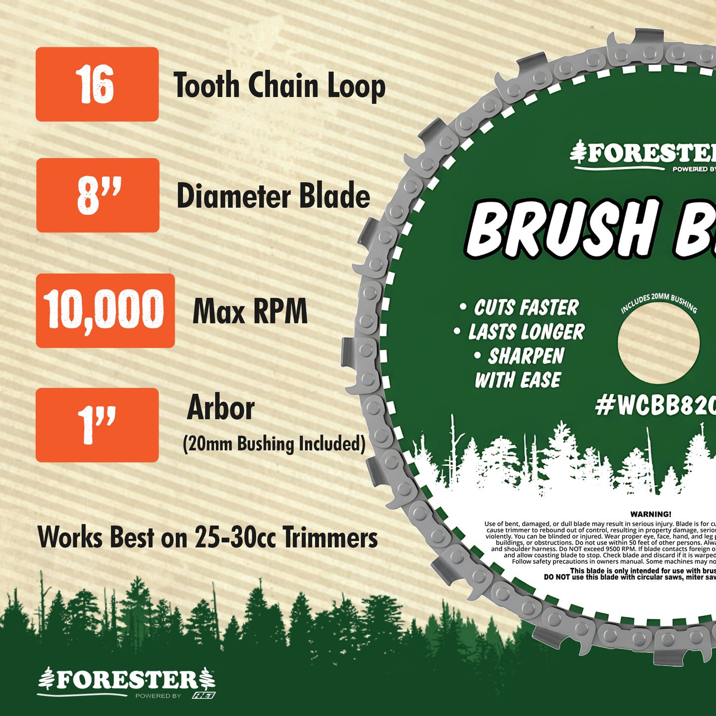 Full Chain Loop Brush Blade