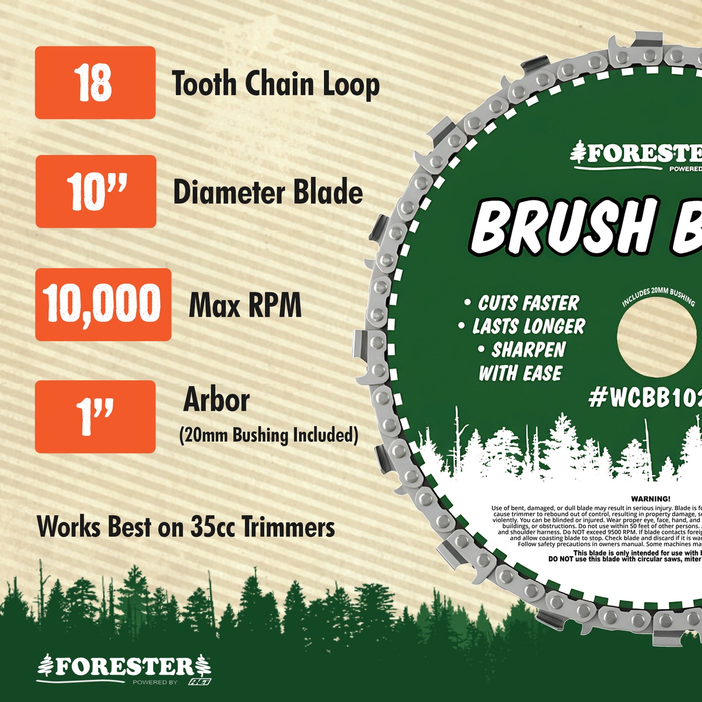 Full Chain Loop Brush Blade