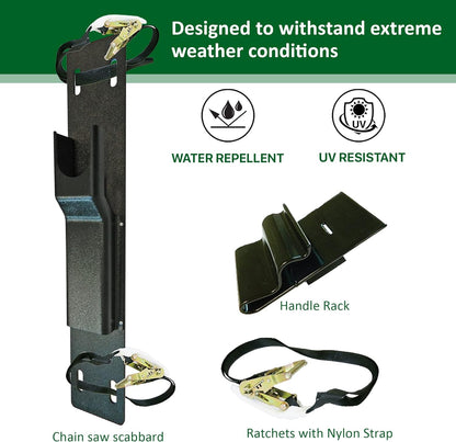 Long Reach Pole Saw Scabbard - Boom Mount Power Pole Saw Holder