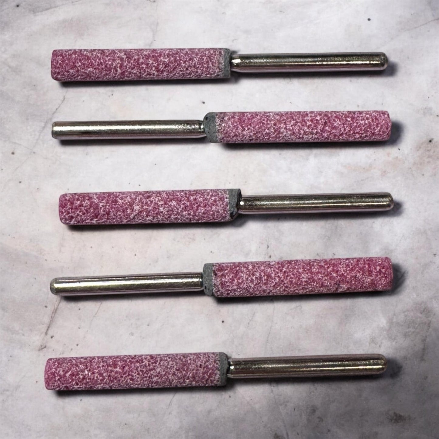 SMOOTH CHANK GRINDING STONES - 5 PACK - PINK