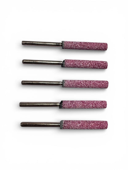 SMOOTH CHANK GRINDING STONES - 5 PACK - PINK
