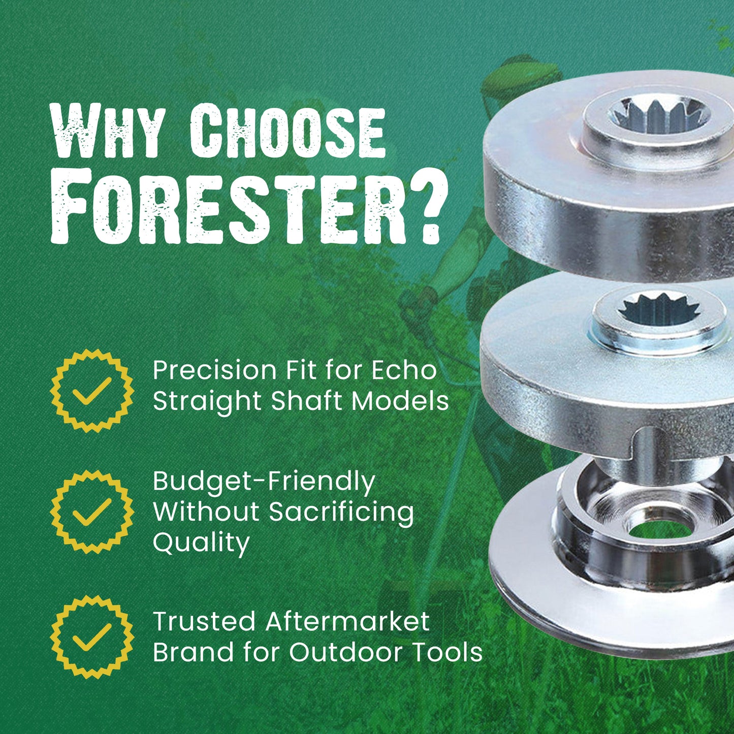 Brush Cutter Trimmer Head Conversion Kit Compatible with many Echo Models