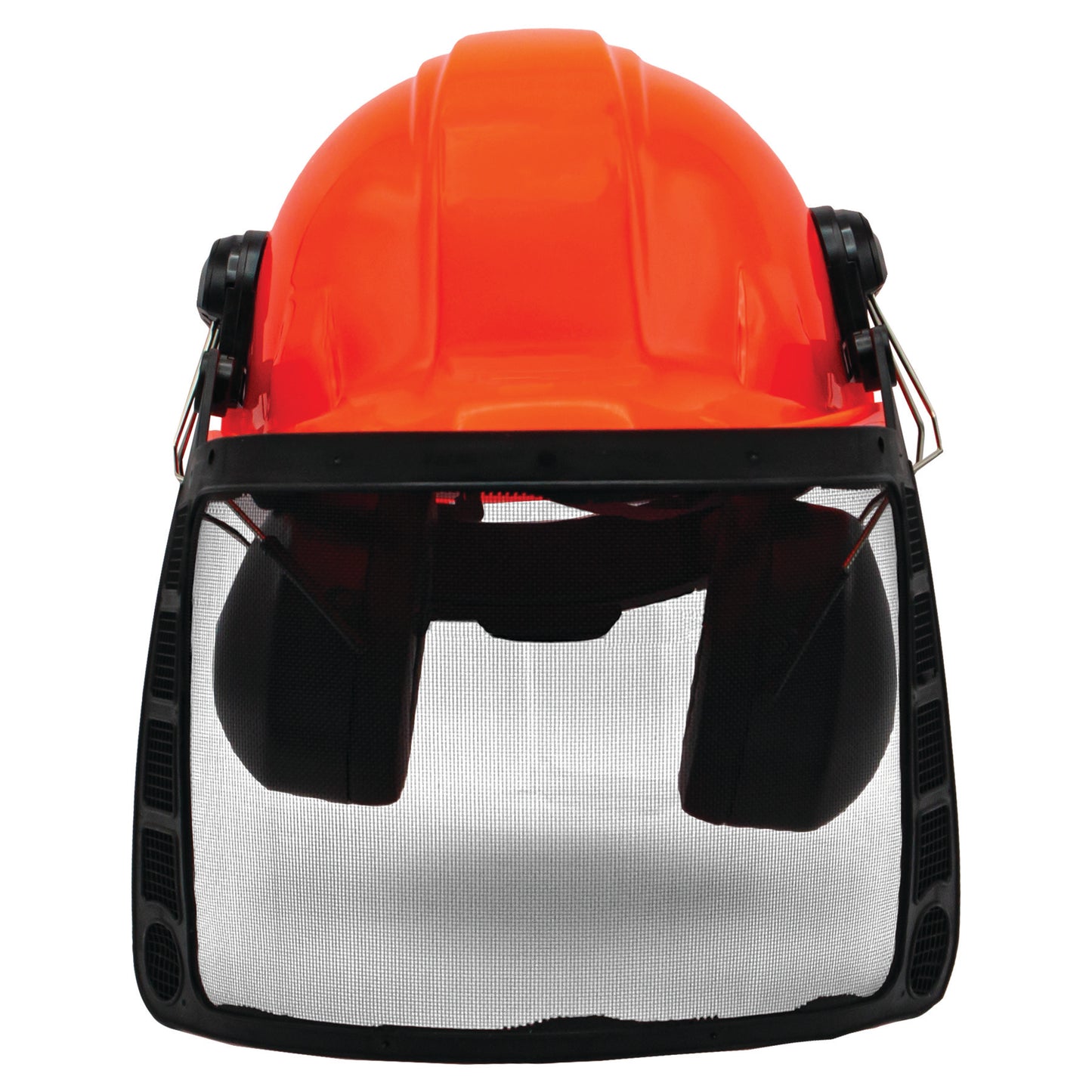 Complete Forestry Helmet System Includes Helmet, Muffs, Face Screen, and Safety Glasses