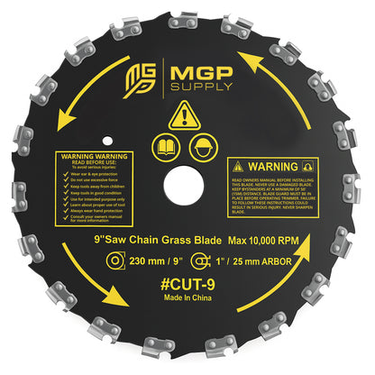 MGP Supply 9in Brush Cutter Blade