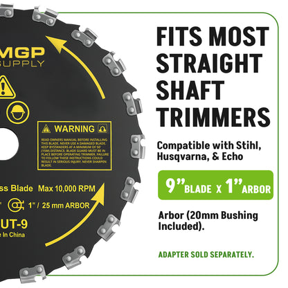 MGP Supply 9in Brush Cutter Blade