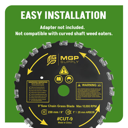 MGP Supply 9in Brush Cutter Blade