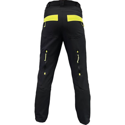 Forester Chainsaw Safety Pants - High Performance, Elastic Sides, Breathable, Water Resistant, Reflective Logo, Zippered Vents, Hi-Vis Back Pockets - Chainsaw Pants