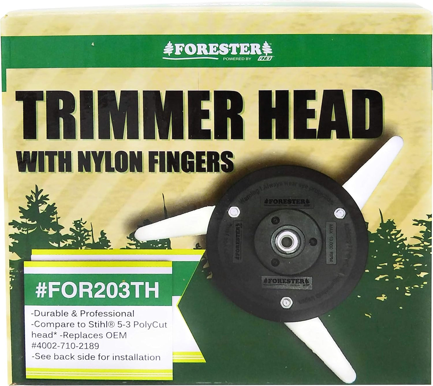 Forester Trimmer Heads With Nylon Fingers For Stihl Trimmers