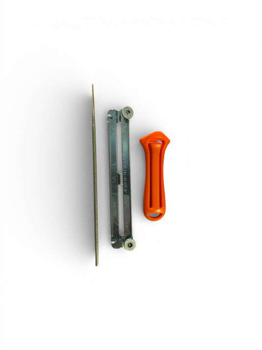 Diamond Chainsaw File, Handle & Guide