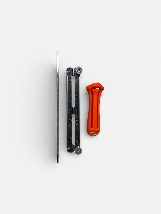 Diamond Chainsaw File, Handle & Guide