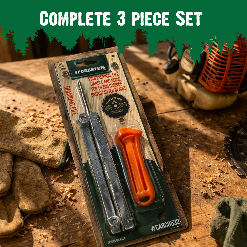 Diamond Chainsaw File, Handle & Guide