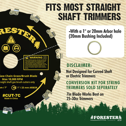 Forester Carbide Chainsaw Tooth Blades