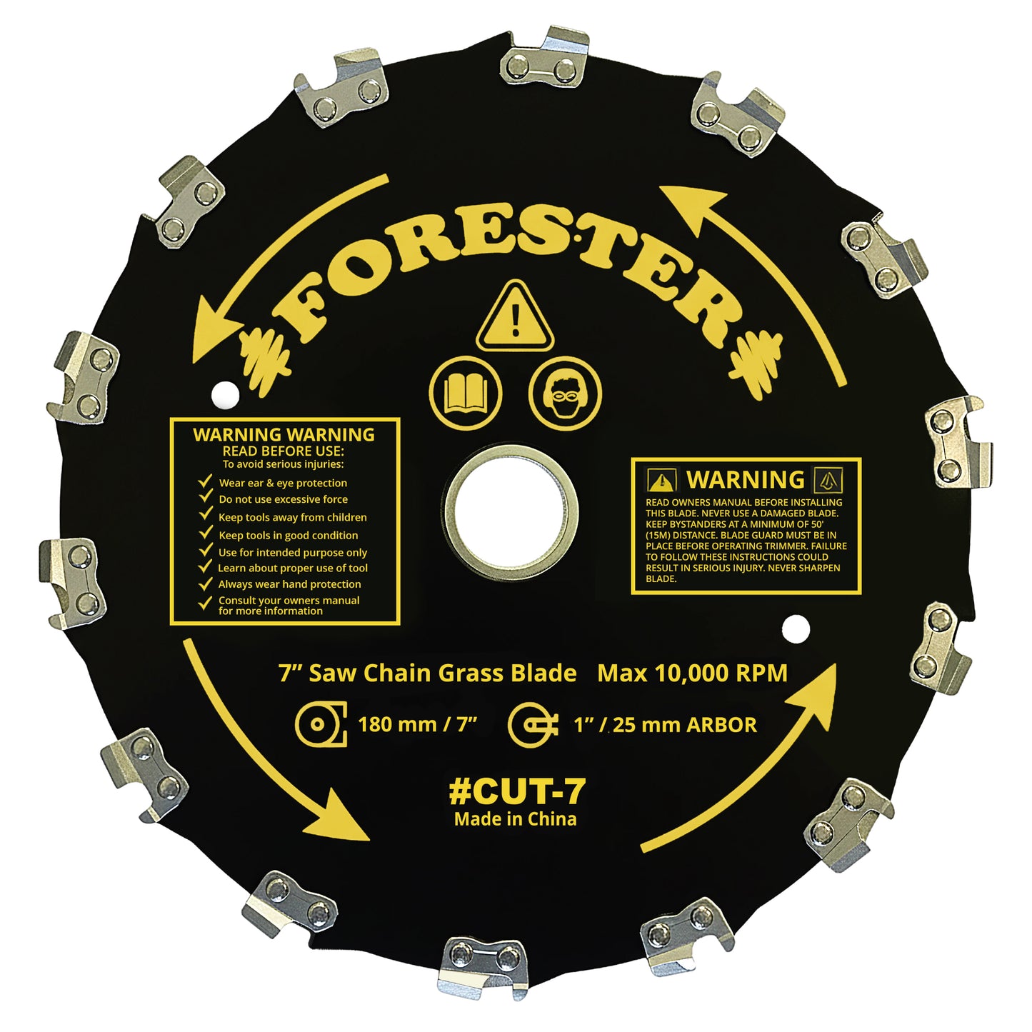 Forester Chainsaw Tooth Brush Cutter Blade