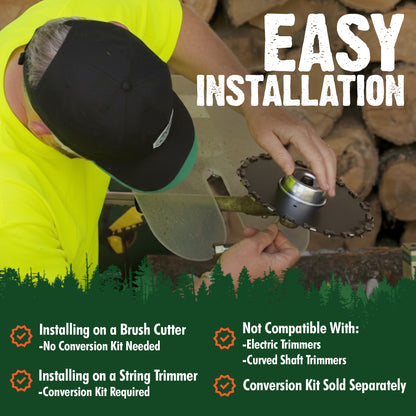 Forester Brush Cutter Blade with File Set