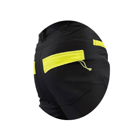 Forester Chainsaw Safety Pants - High Performance, Elastic Sides, Breathable, Water Resistant, Reflective Logo, Zippered Vents, Hi-Vis Back Pockets - Chainsaw Pants