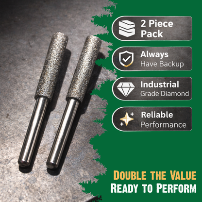 Diamond Grinding Stones - 2 pack