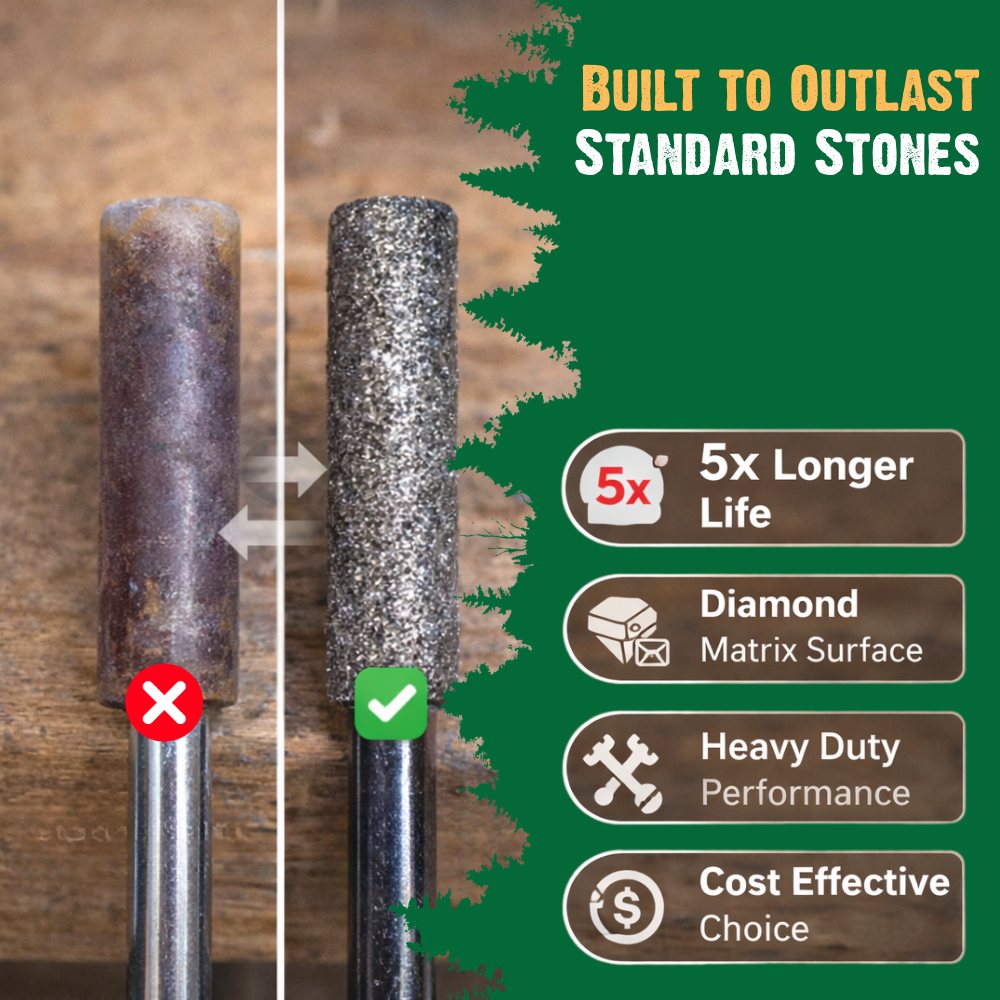 Diamond Grinding Stones - 2 pack
